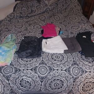 Blue and Green Tie-Dye Sweatshirt